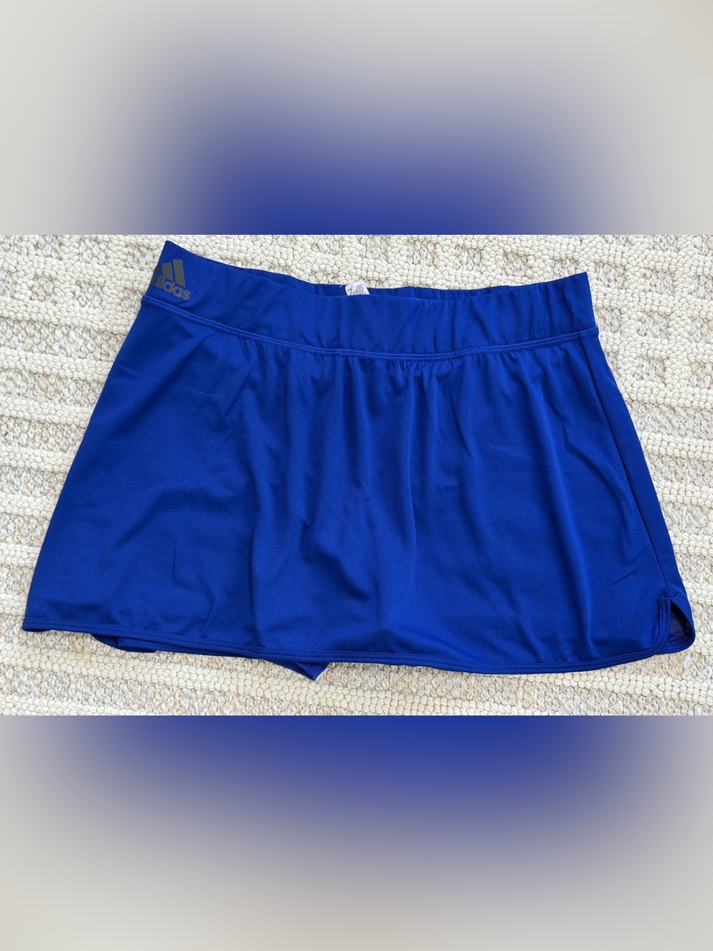 Girls Large Adidas climachill blueTennis Skirt Skort size 16-18